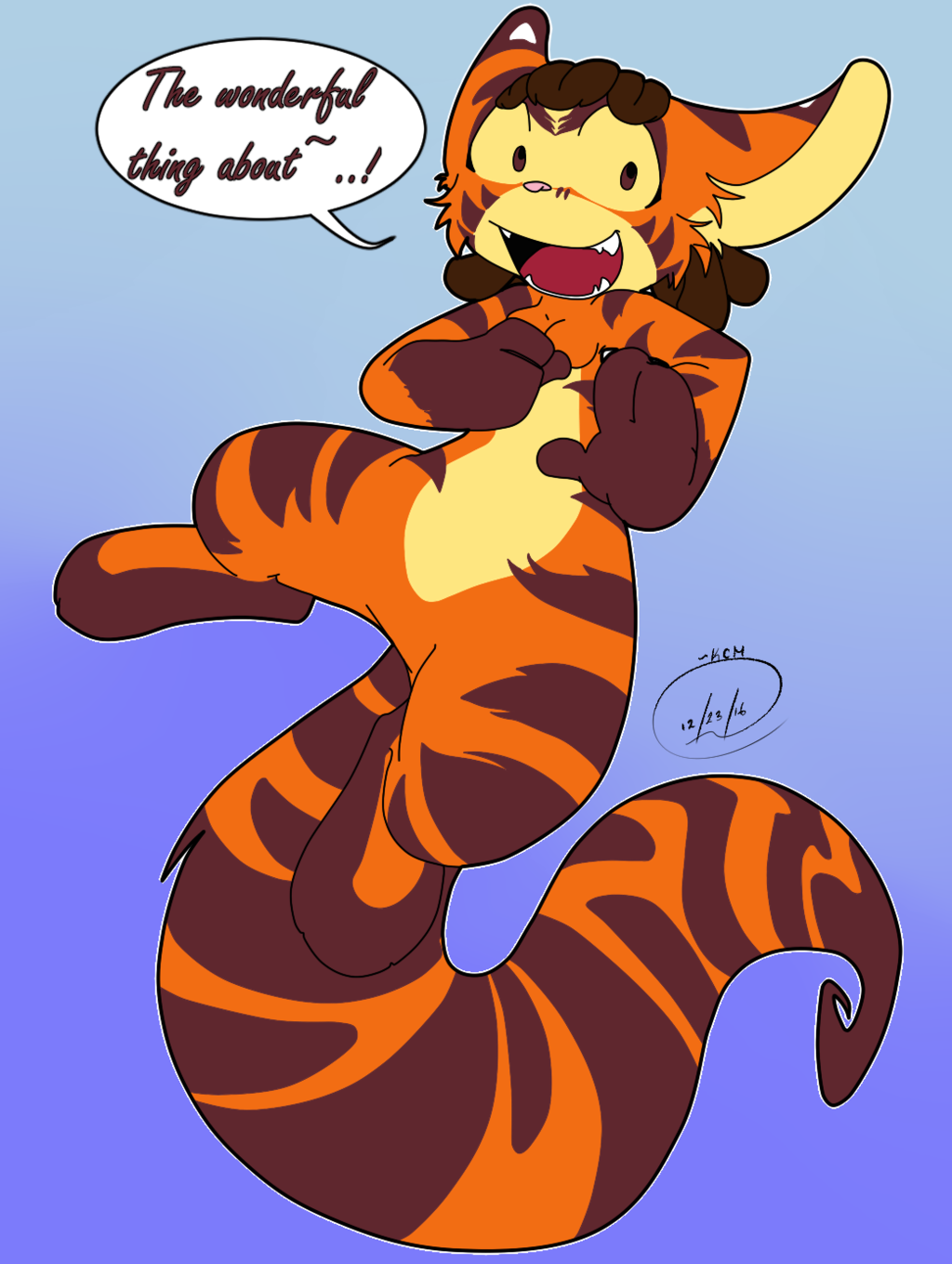 "The Wonderful Thing About..!" Tigger BoKo (w/Text)