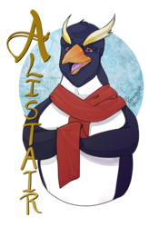 Alistair penguin badge