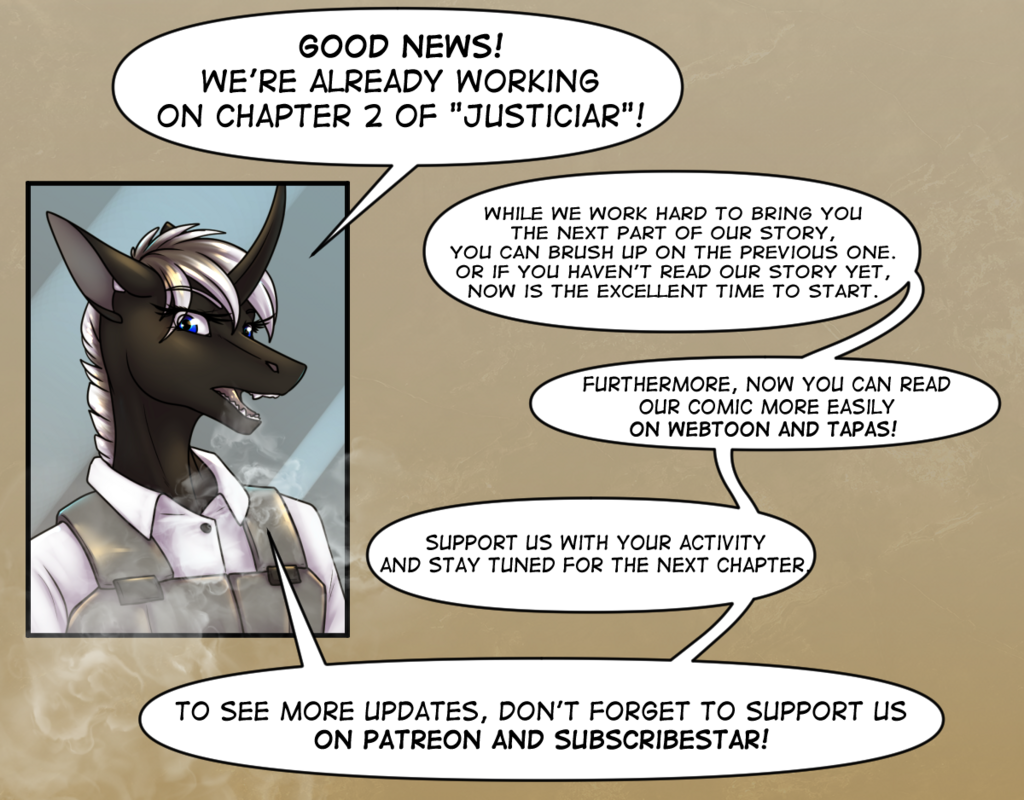 "Justiciar" comic update!