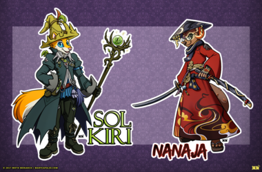 Sol Kiri & Nanaja FFXIV badges