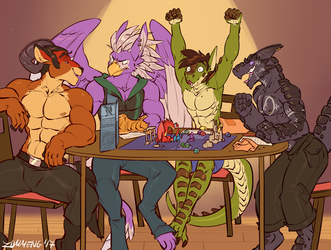 COMMISSION - Game Night