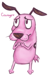 Courage Fan Art