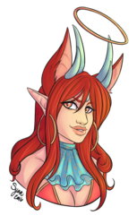 {Gaia Commission} Jezebel Cel Shaded Bust