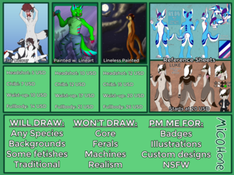 Commission sheet -OPEN-