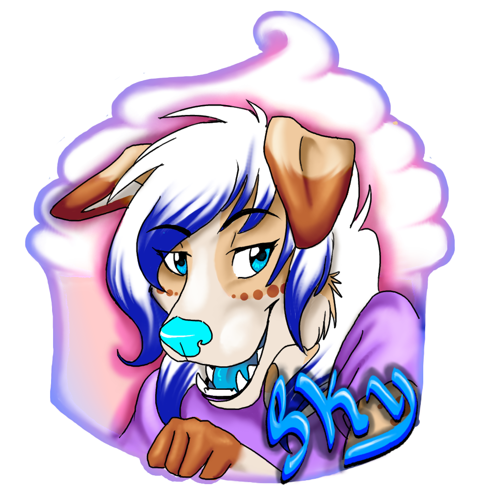 Sky Badge commission for cupcake143
