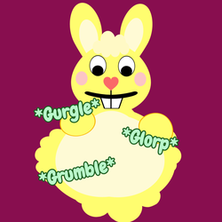 Chubby Gurgling Bunny by Floofy-Nerd