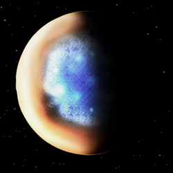 Jupiter's Turbulent Blue South Pole