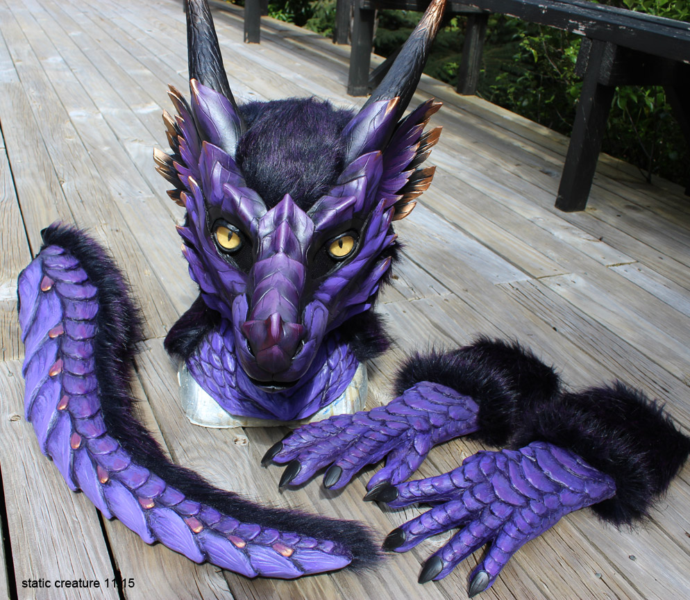 Most recent image: Purple dragon partial - for sale