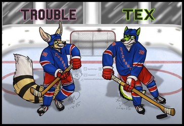 Trouble and Tex: Rangers ANE Badges
