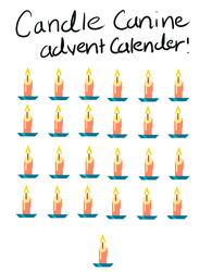 Candle Canine Advent Calender 18 days still open!!
