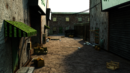 Alley 2 - Texture WIP