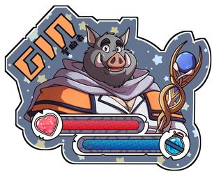 RPG Badge Gin The cleric