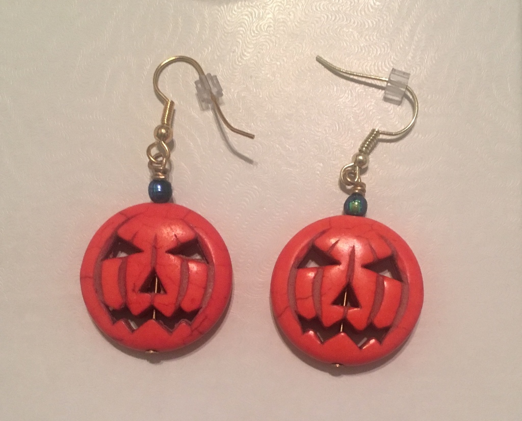 Autumn Pumpkin Earrings 