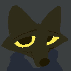Pixel Art : Shy Wolf