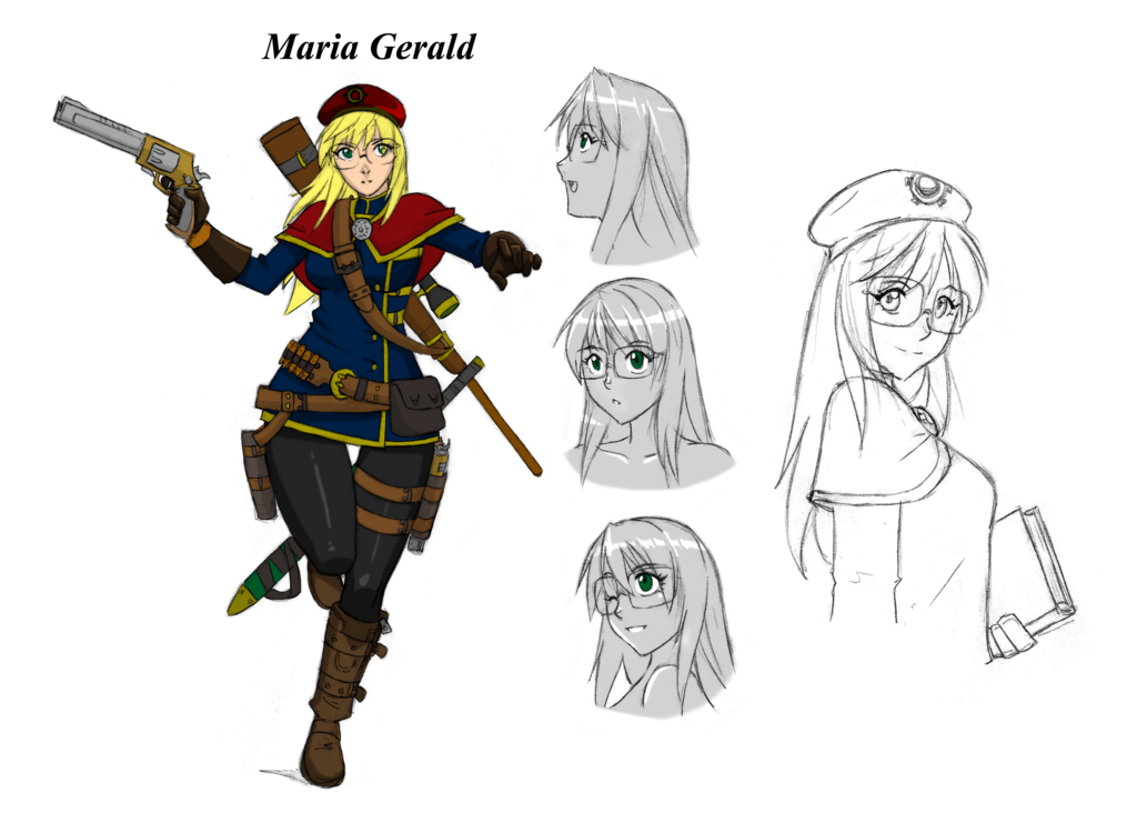 Maria Gerald Character Design