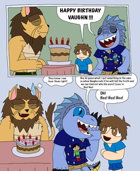 Happy Birthday Comic to SaturnBoy