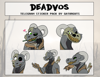 Deadvos is back... In sticker form!