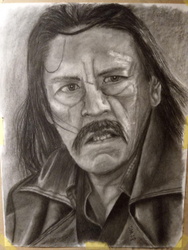 Detailed portrait of Danny Trejo