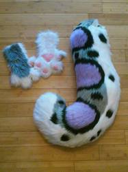 Snow Leopard Paws+Tail for Sale! (Ladder Options!)