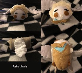 Good Omens Aziraphale With Wings Stacking Tsum Plush made for myself
