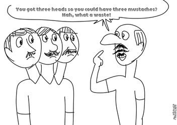 3 mustaches