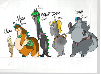 Character line up