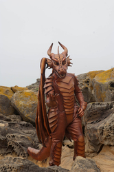 Full Body Latex Dragon Costume Series, installment 6