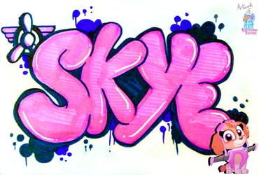Skye Graffiti Style