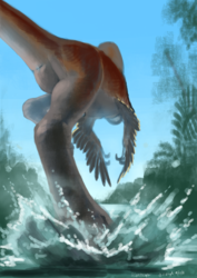 Dinovember - 24 - Gigantoraptor