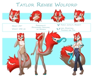 Taylor Renee Wolford Adult Ref Sheet - By Teumes