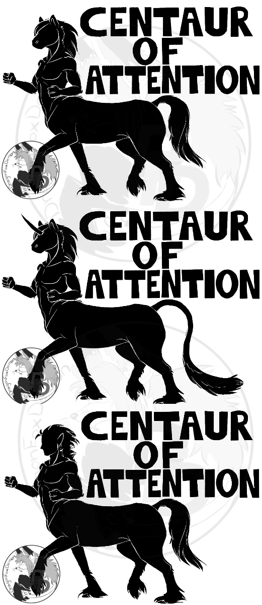 Tshirt Centaur of Attention