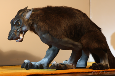 Werewolf sculpture 3
