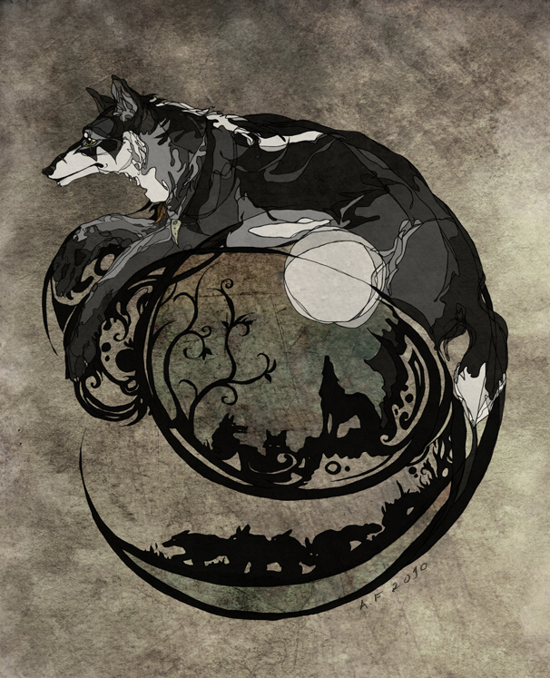 Tracery of wolf life