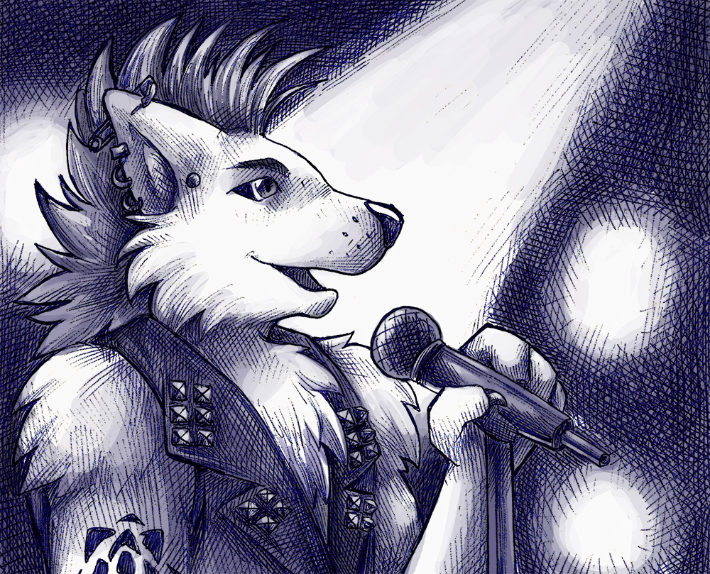 [commission] furry singer