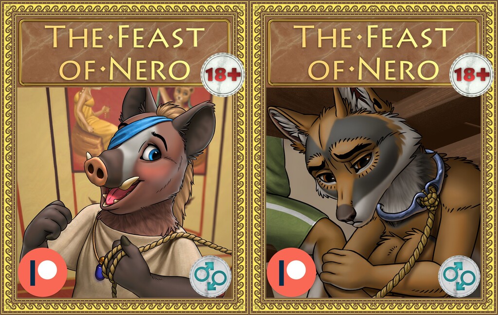 The Feast Of Nero pages # 54 and 55 are ready