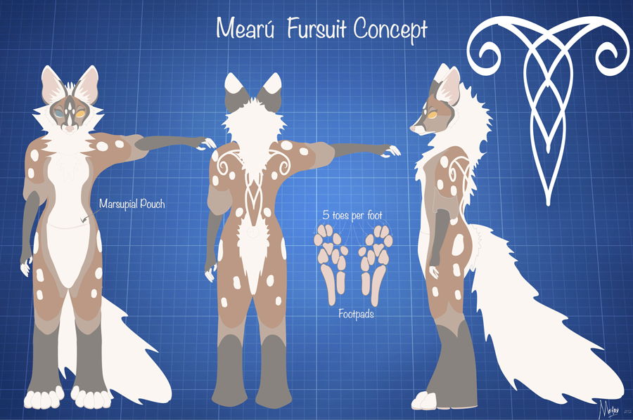 Mearu Fursuit Concept v1