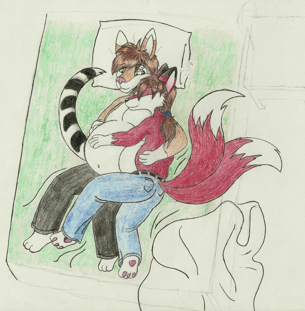 [Old Art] Fat Kendall and Kitson cuddle time