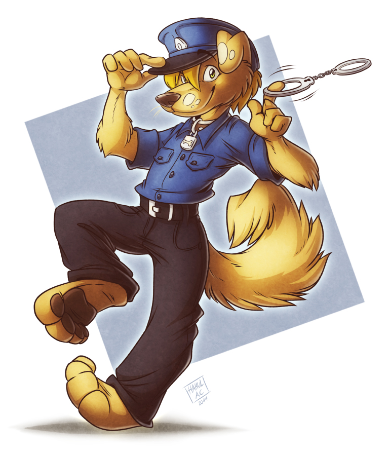 Police Doggy on the Beat!