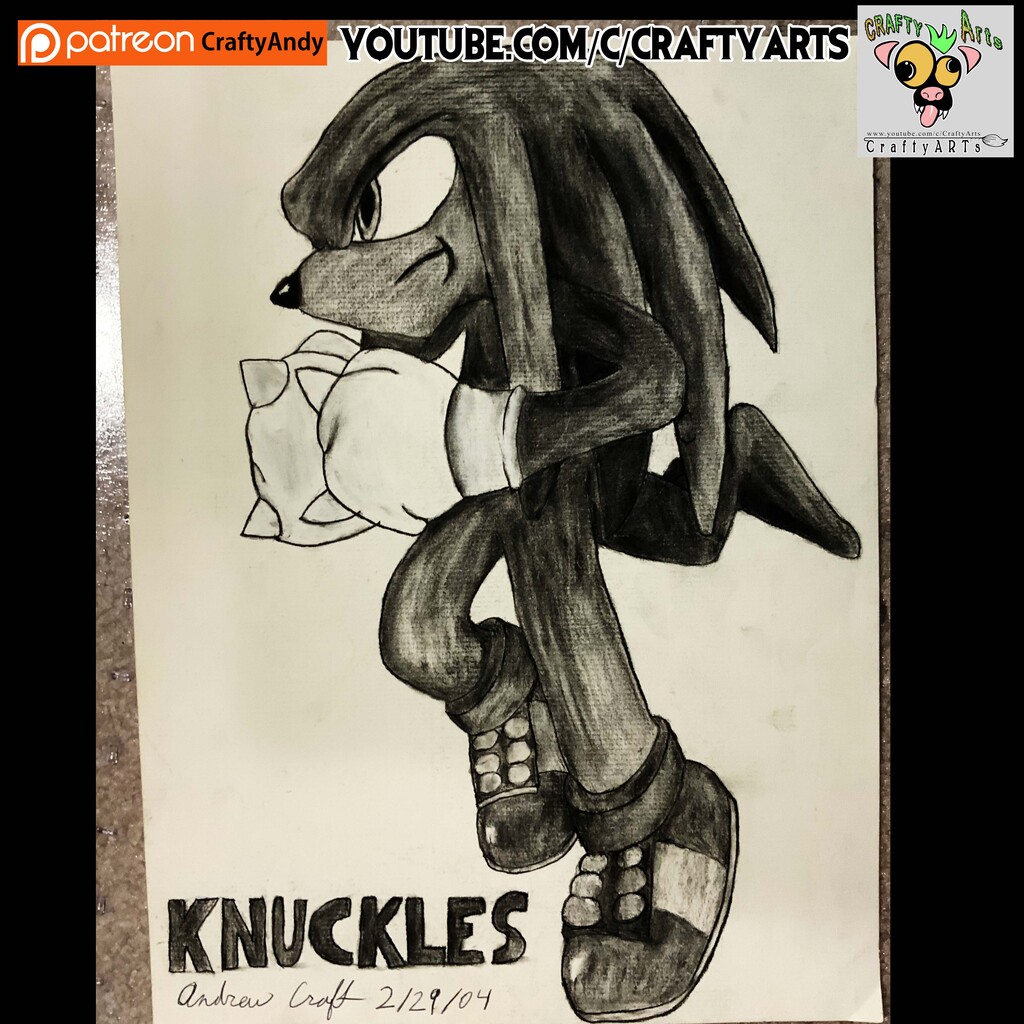 Rude Charcoal Knuckles ARt