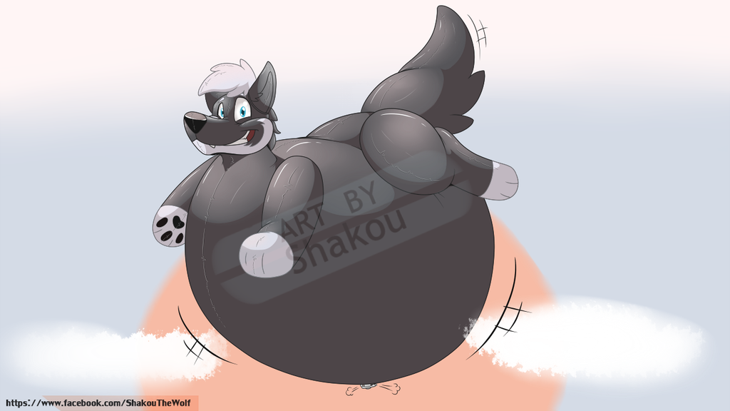 Giant Squeaky Inflatable Wolves [Commission]