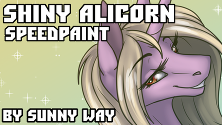 Shiny alicorn - Speedpaint