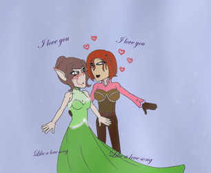 Doodle-Dance and romance the elf