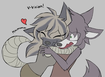 Local Yeen Hugs Wolf