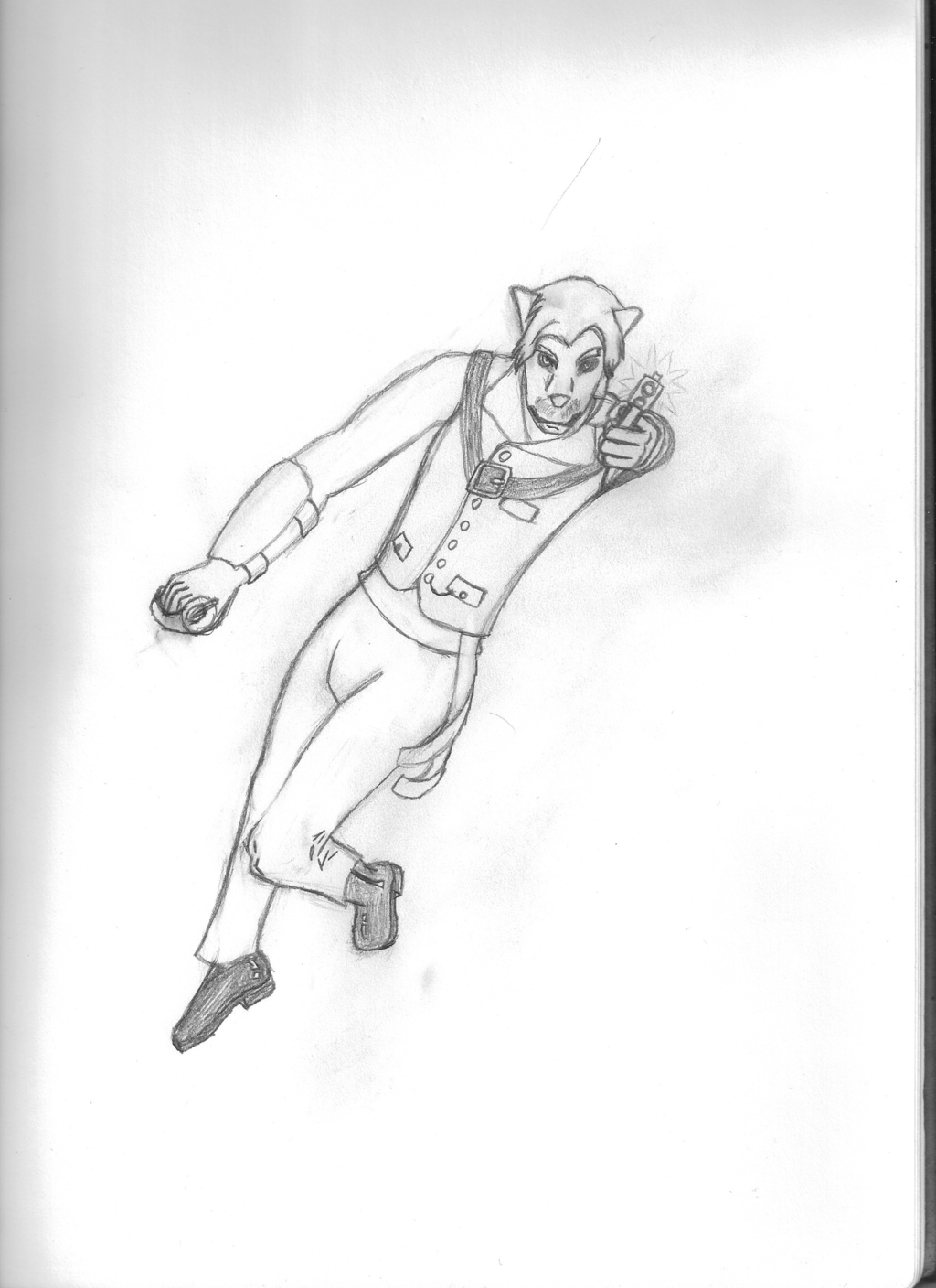 Dapper Space Pirate Sketch