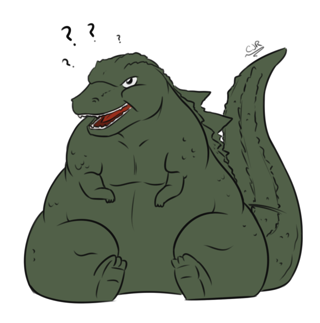 Chubby Godzilla