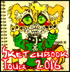 Sketchbook Tour - 2016 (Anna N.) (Video)