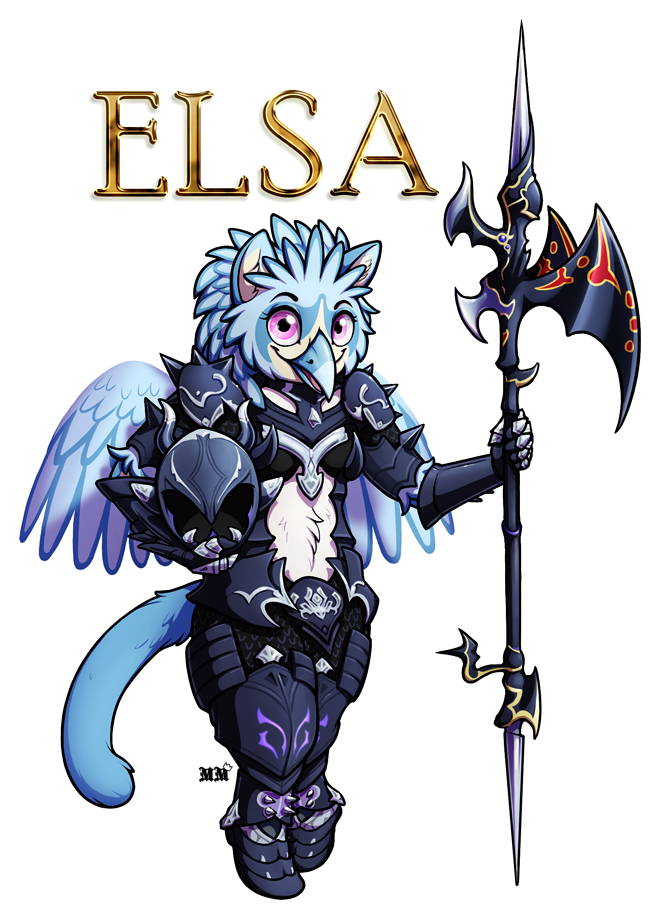 Elsa FFXIV Full Body Badge