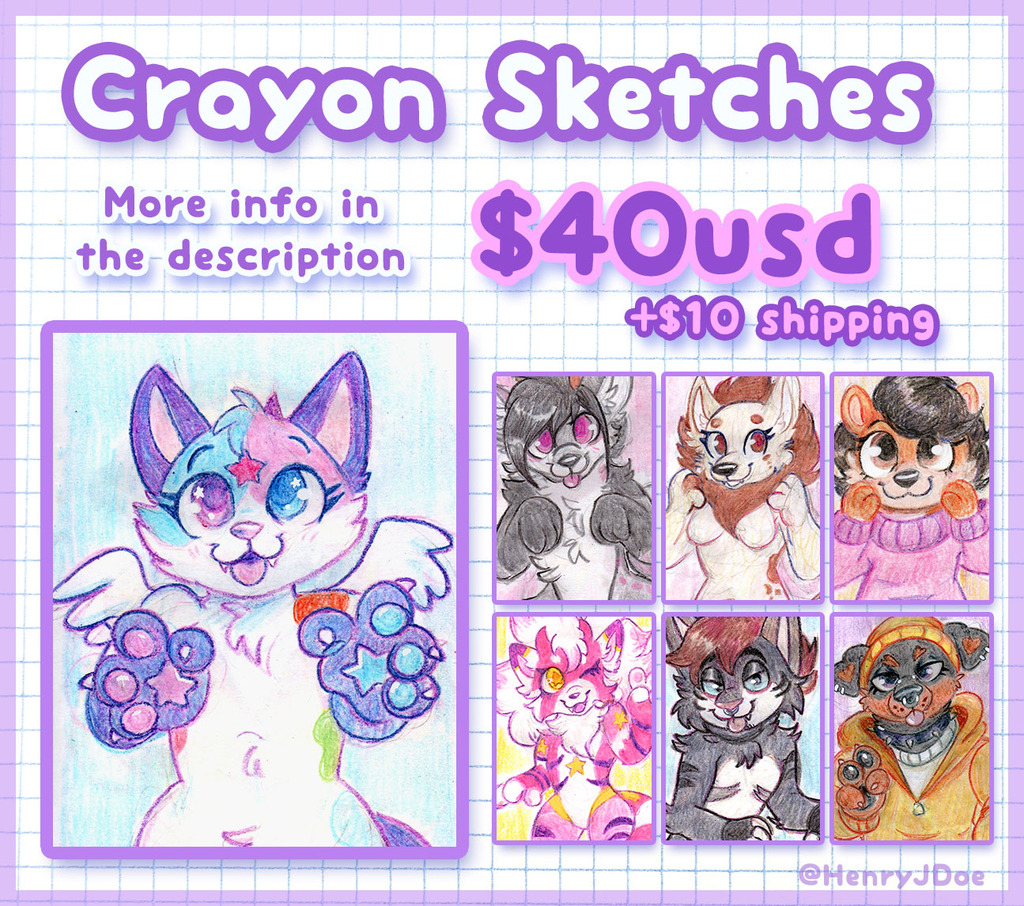 Crayon Commissions INFO