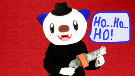 Mascot Fursuiting: Oshawott Noire's "Season's Greetings"