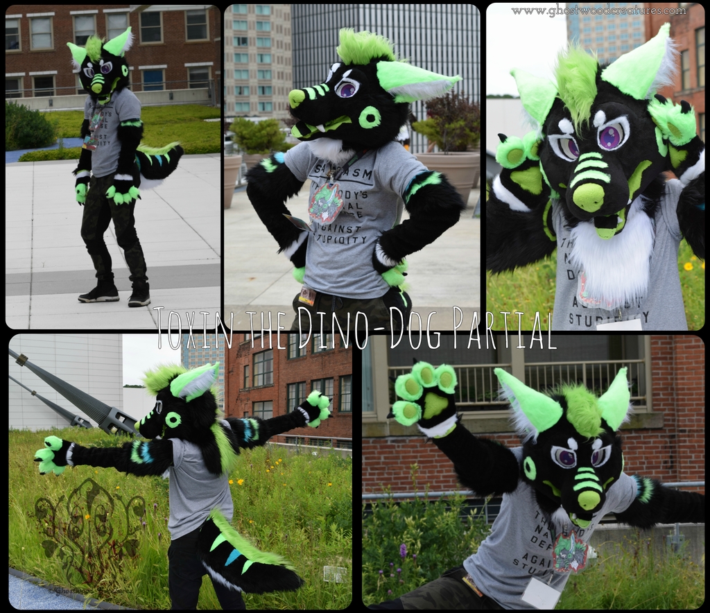 [//Commission] Toxin the DinoDog Partial